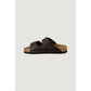 Brown Synthetic Flat Sandals