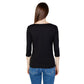 Black Cotton Long Sleeve T-Shirt