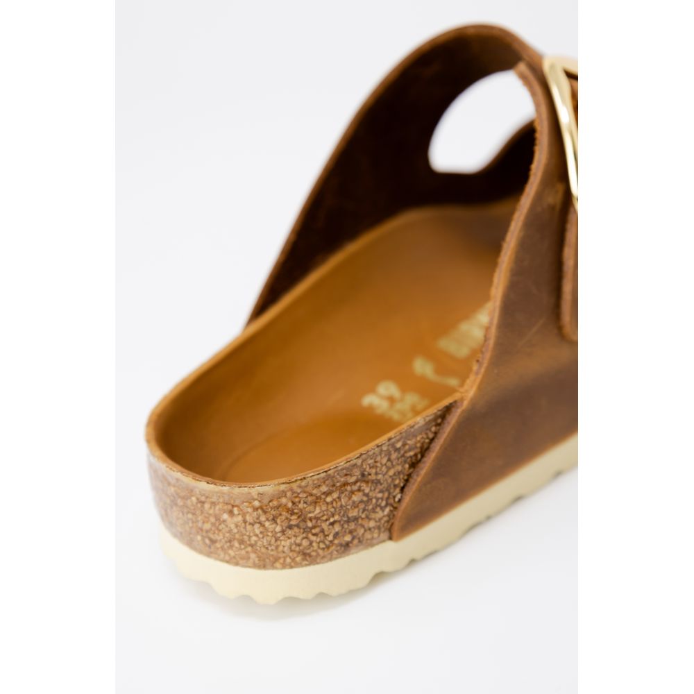 Brown Leather Slippers