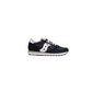 Black Suede Leather Low Top Sneakers