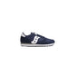 Blue Suede Leather Low Top Sneakers