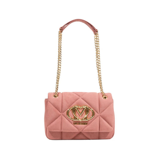 Pink Polyester Handbag