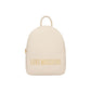 Beige Polyethylene Backpack