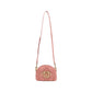 Pink Suede Leather Handbag