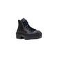 Black Leather Ankle Boots