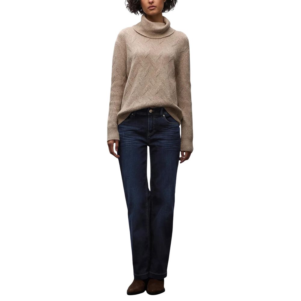 Blue Cotton Mom Jeans