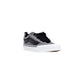 Gray Leather Low Top Sneakers