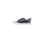 Gray Leather Low Top Sneakers