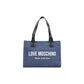 Blue Cotton Handbag