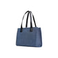 Blue Cotton Handbag