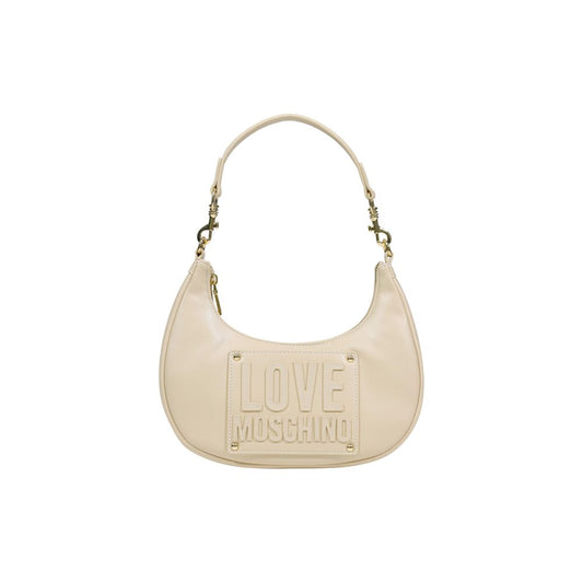 Cream Polyethylene Handbag