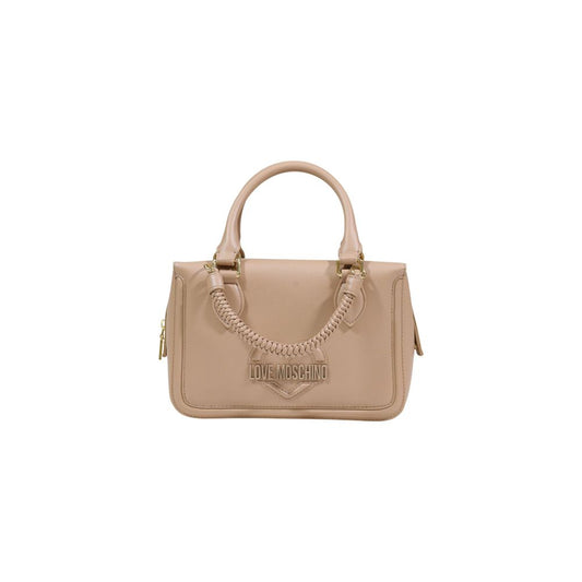 Beige Polyethylene Handbag