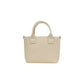 Cream Polyethylene Handbag