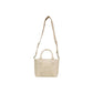 Cream Polyethylene Handbag