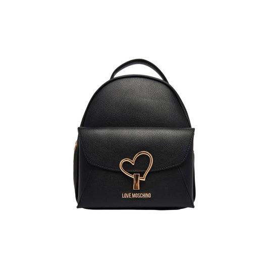 Black Polyethylene Backpack