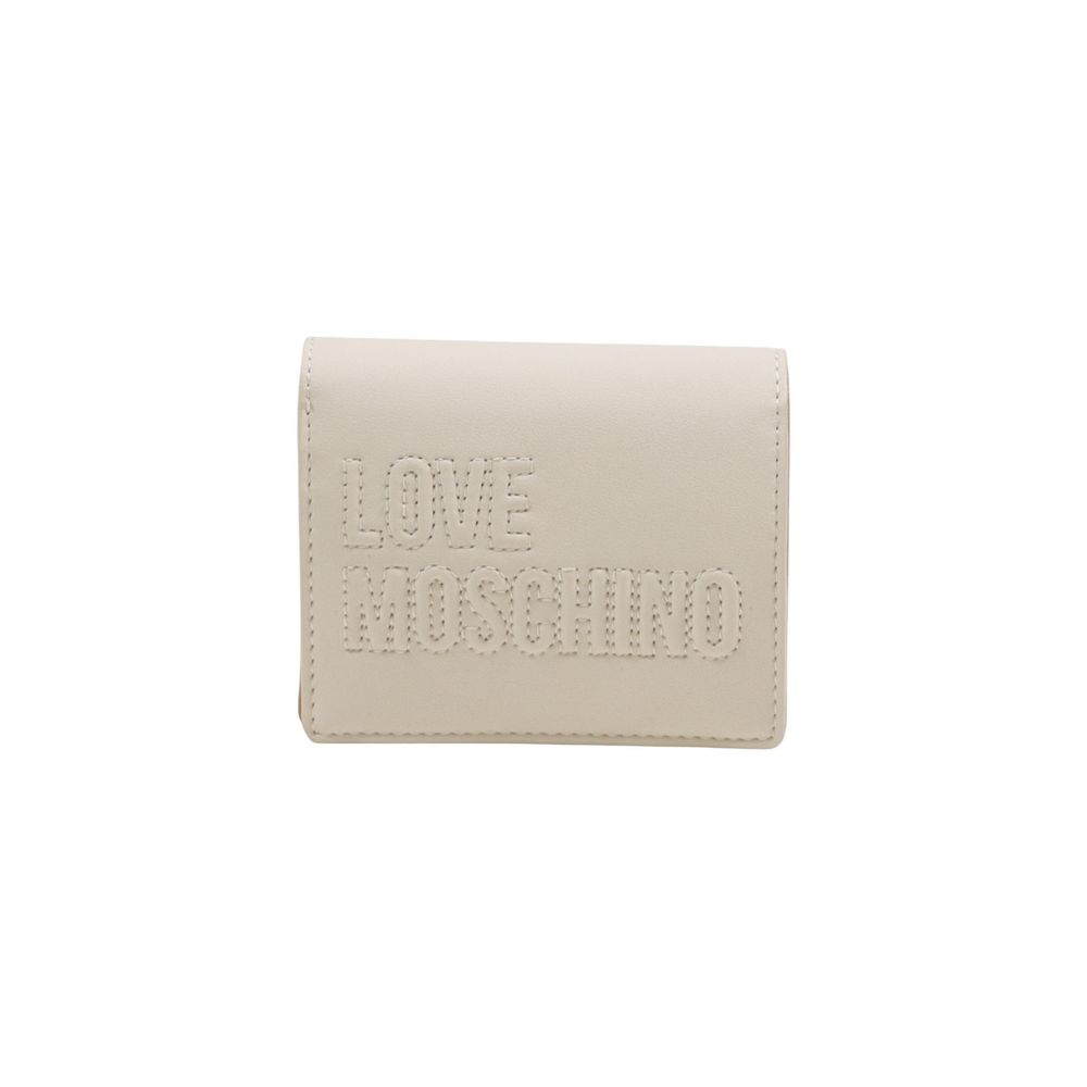Beige Polyethylene Wallet