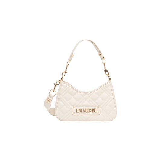 Beige Polyethylene Handbag