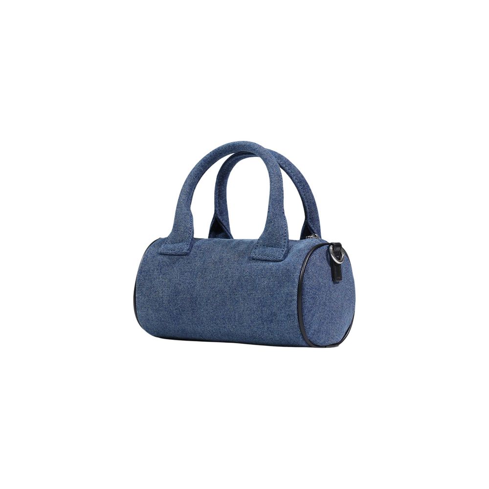 Blue Cotton Handbag