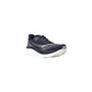 Black And White Textile Athletic Sneakers