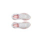 White Textile Athletic Sneakers