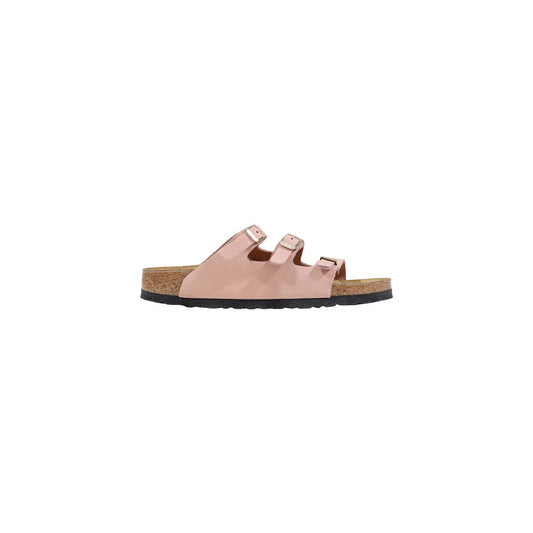 Multicolor Leather Flat Sandals