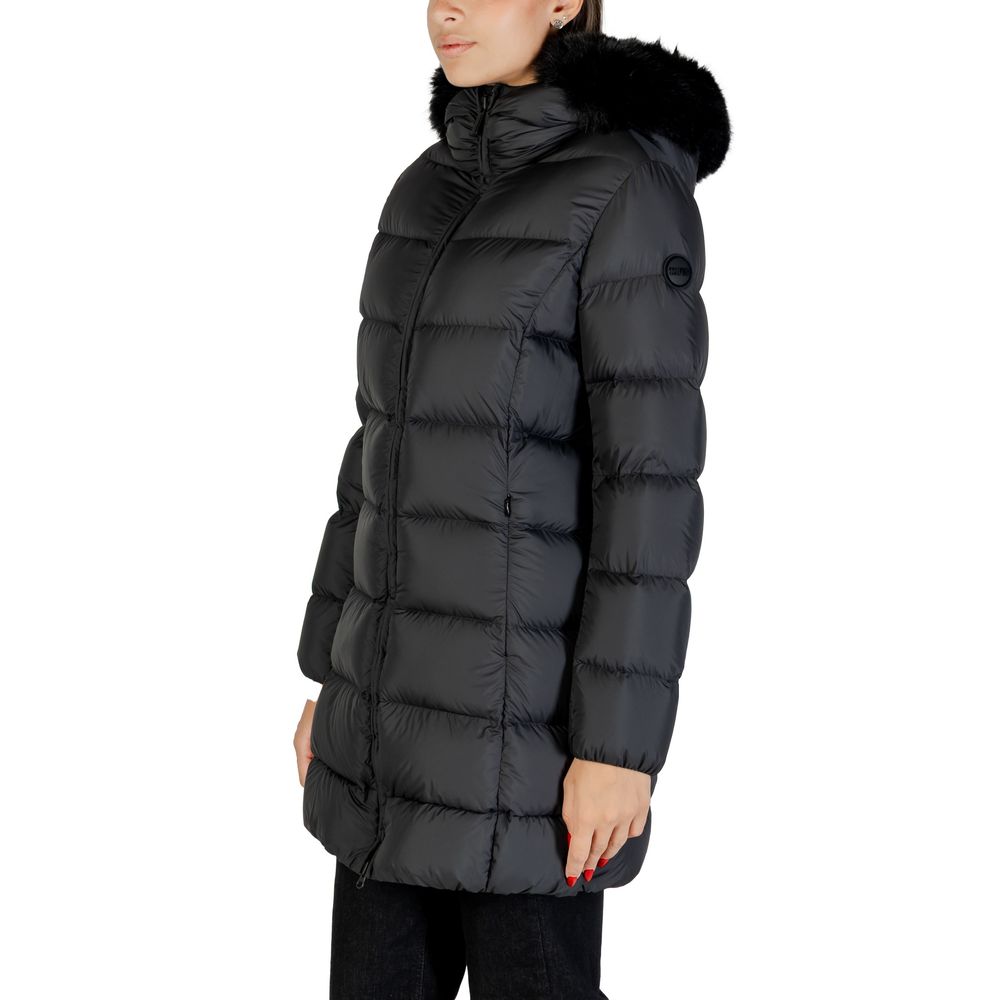 Black Polyester Coat
