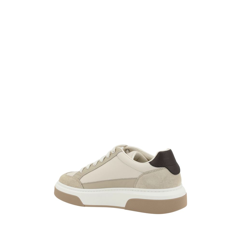 Multicolor Calf Leather Bos Taurus Platform Sneakers
