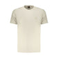Beige Cotton Men T-Shirt
