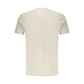 Beige Cotton Men T-Shirt