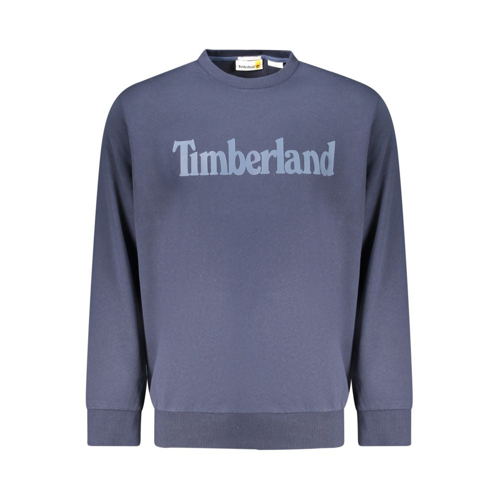 Blue Cotton Men's Sweatshirt