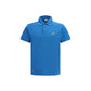 Blue Cotton Polo Shirt