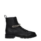 Black Leather Ankle Boots