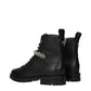 Black Leather Ankle Boots