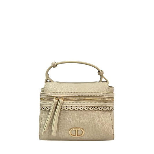 Beige PU Women Handbag
