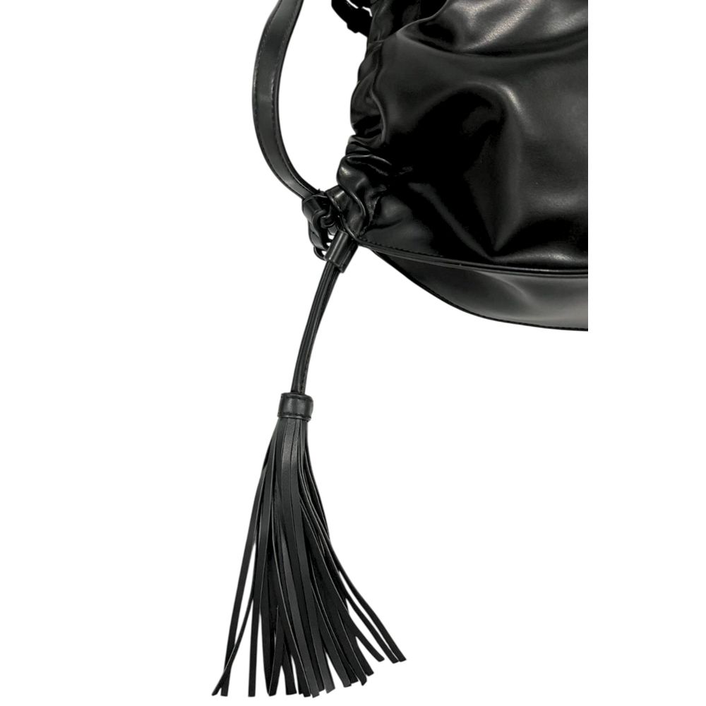 Black PU Women Shoulder Bag