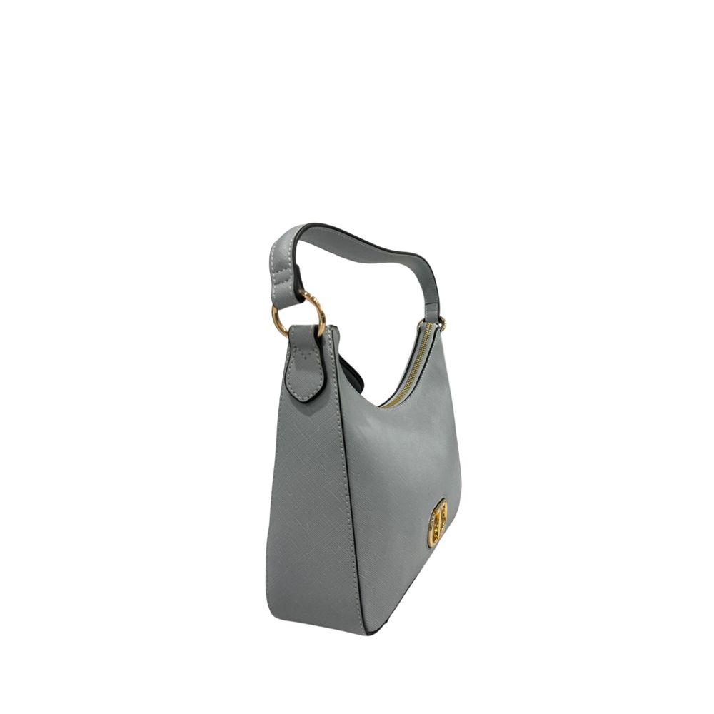 Blue PU Women Shoulder Bag