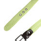 Green Orange Braided Metal Buckle Waist Cintura Belt