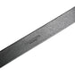 Men Black Calf Leather Logo Metal Buckle Belt
