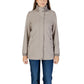 Gray Polyester Coat