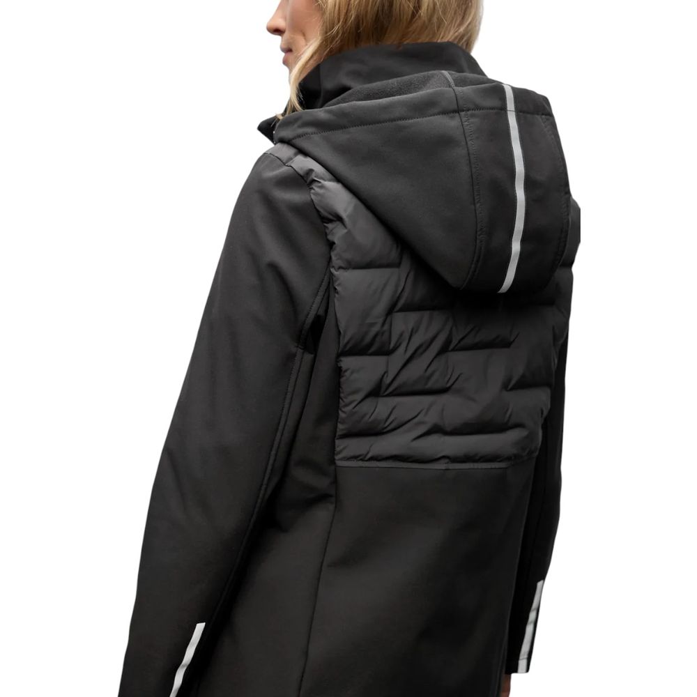 Black Polyester Coat