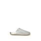 Silver Calf Leather Bos Taurus Mules