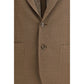 Brown Linen Blazer