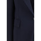 Blue Triacetate Blazer