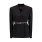 Black Triacetate Coat