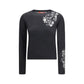 Black Silk Sweatshirt