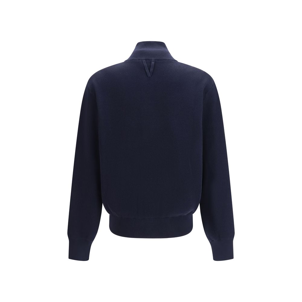 Blue Cotton Sweatshirt