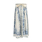 Multicolor Cotton Long Skirt