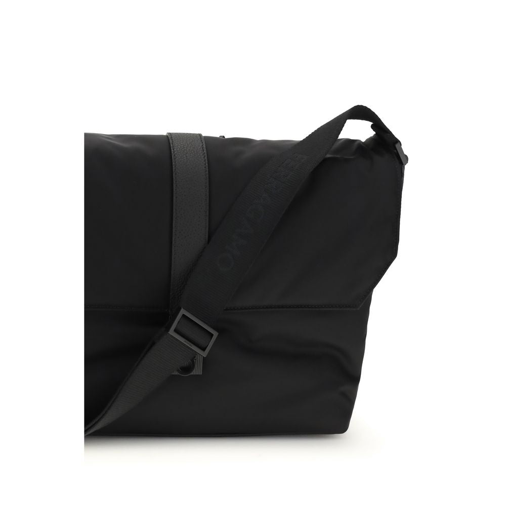 Black Nylon Shoulder Bag