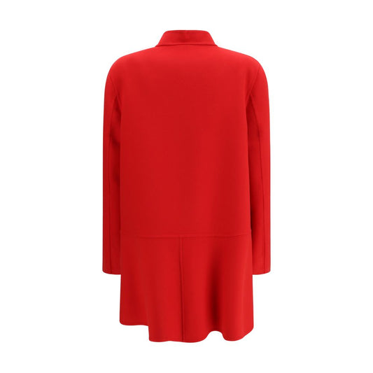 Multicolor Fleece Wool Coat