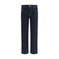 Black Cotton Slim Fit Jeans